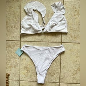 tranquila swimwear white bikini